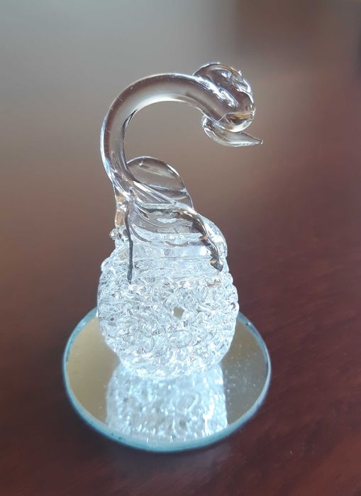 Lindo Cisne em Vidro Soprado