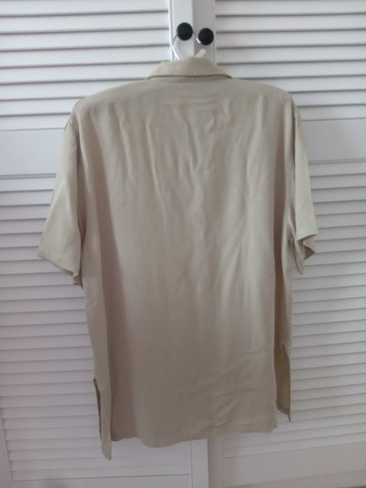 Animale by Jacques Ruc vintage koszula beżowa Rayon M
