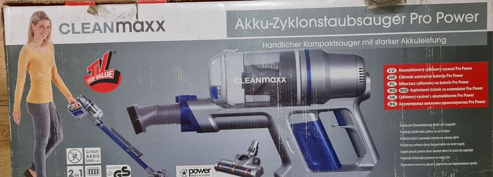 Odkurzacz cyklonowy bezprzewodowy akumulatorowy.