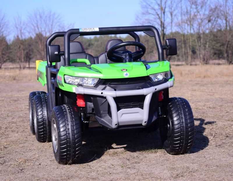 Auto samochód na akumulator autko BUGGY 6 KOŁOWY dla 2 os wywrotka