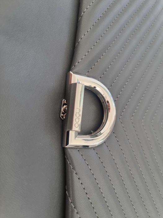 NOWA Torebka Nabo szara na łańcuszku