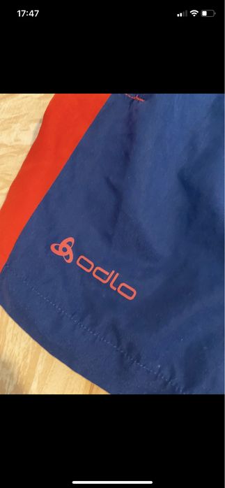 Odlo lady XXL damskie bermudy capri szybkoschnące sportowe granat