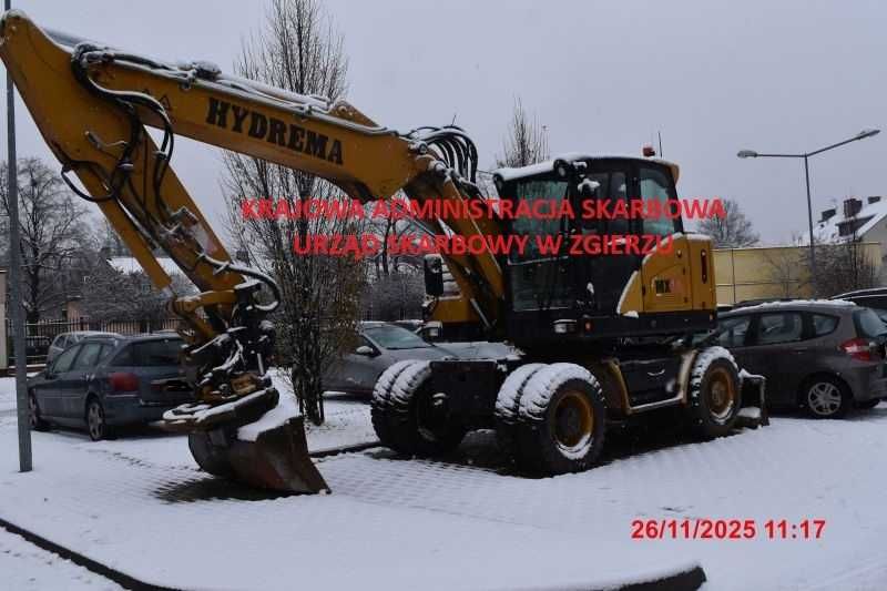 koparka kołowa Hydrema MX 14  wraz z rotatorem