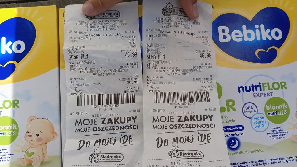 Mleko bebiko 4 kartony nowe