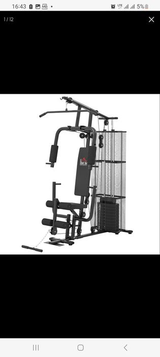 Maquina de musculação HomCom