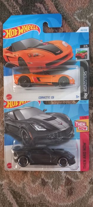 Hot wheels zestaw corvette c6 i c7 z06