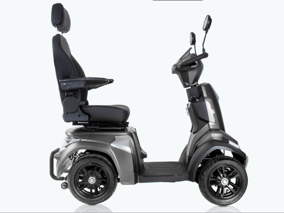 Scooter electrica fixa grande Cinza