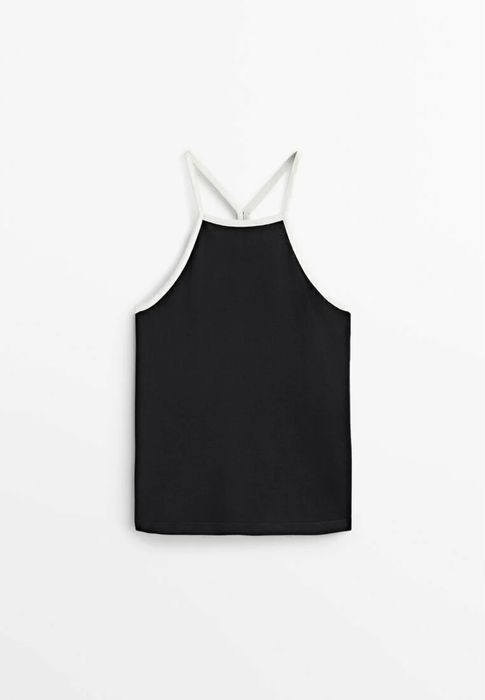 Чорний топ Massimo Dutti