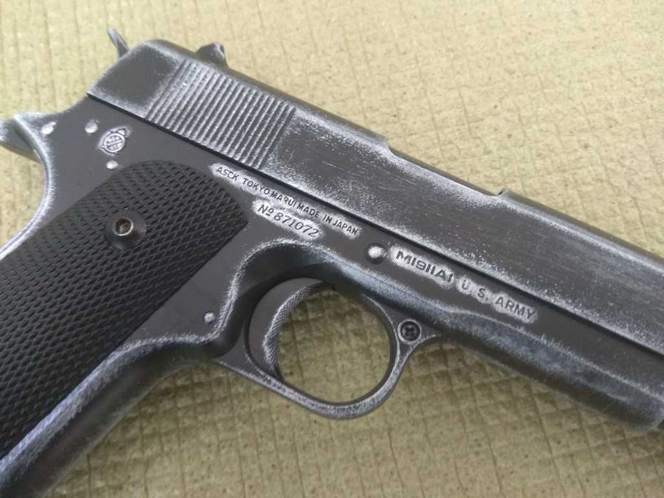 Детский Пистолет Colt 1911 Пластик + Метал. на пульках - Игрушка