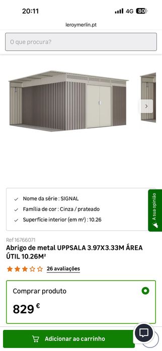 Abrigo de Metal