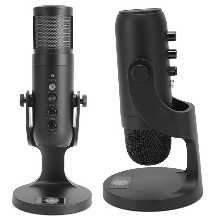 Microfone Novos e Profissionais com Suporte