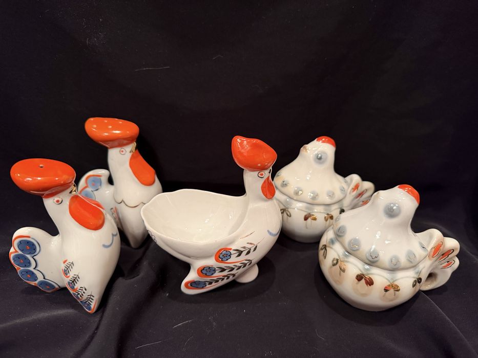 Мухомор помидор тыква шкатулка штоф солонка винтаж