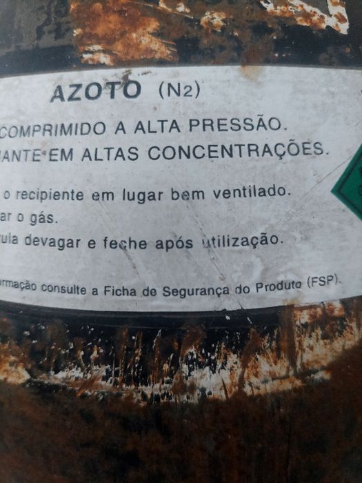 Garrafa de Gás Azoto 1,5 altura