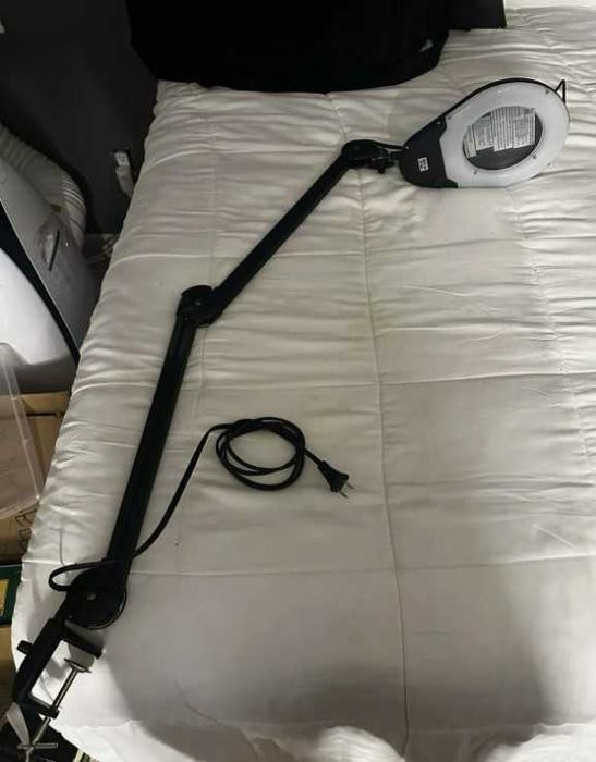 Лампа зі збільшувальним склом 8D 60LED SMD ЧОРНА