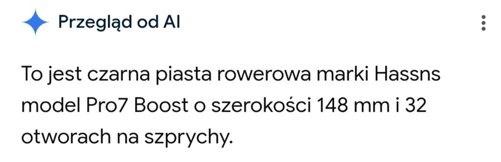 Piasta rowerowa.