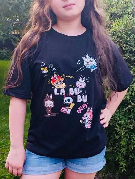 Футболки з labubu на дівчинку від 5 до 14 років