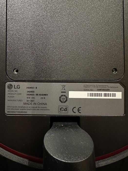 Monitor LG 24GN600-B 23,8’’ Full HD