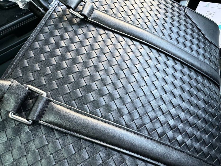 Мужская кожаная сумка для документов bottega veneta сумка для ноутбука