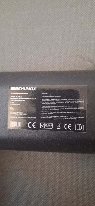 Bicicleta estatística behumax 3000
