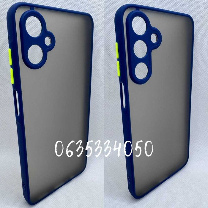 Чехол накладка для Samsung Galaxy A06 A16 матовый бампер защита камеры