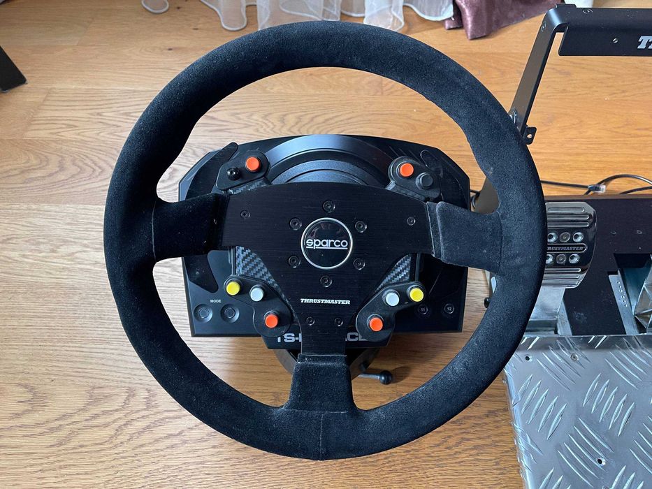 Руль Thrustmaster TS-PC Racer + Педалі T3PA Pro + Кермо Sparco R383 Sim Racing Сетап