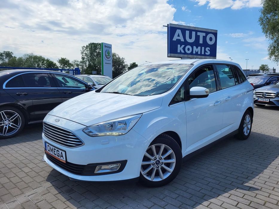 Ford Grand C-MAX Nawigacja LED Climatronic Podgrz. fotele VAT 23%