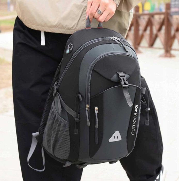 Zestaw Mocny XXL Plecak Turystyczny 40L Biwakowy w Góry + GRATIS