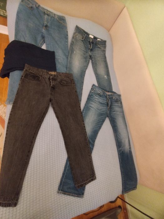 Джинсы Colin`s на 14-15 лет, джинсы Levis 504 на рост до 175 см, джинсы Hero размер 46-48, рост 30-32