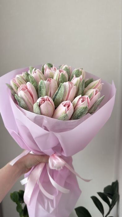 Букети із зефіру, тюльпани зефір