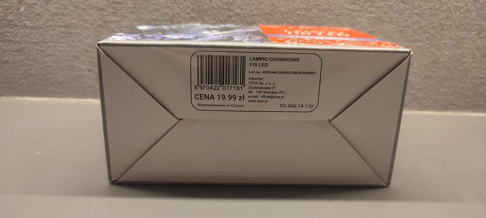 Lampki LED choinkowe 110 LED barwa zimna