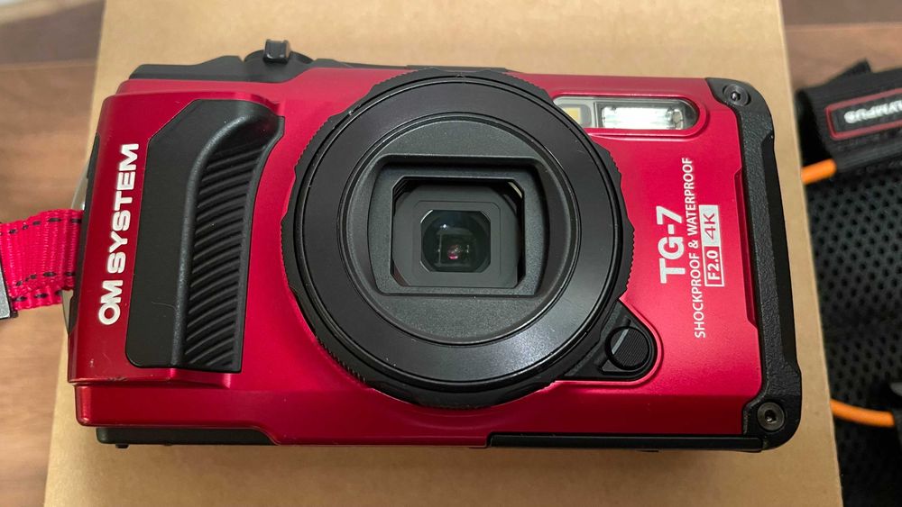 Olympus TG-7 + obiektyw Tcon-T01 + akcesoria. Gwarancja do 10.2026