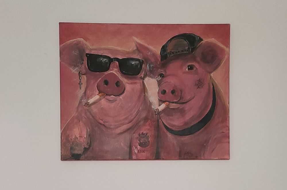 Obraz akrylowy 40x50  'Goodpigs'