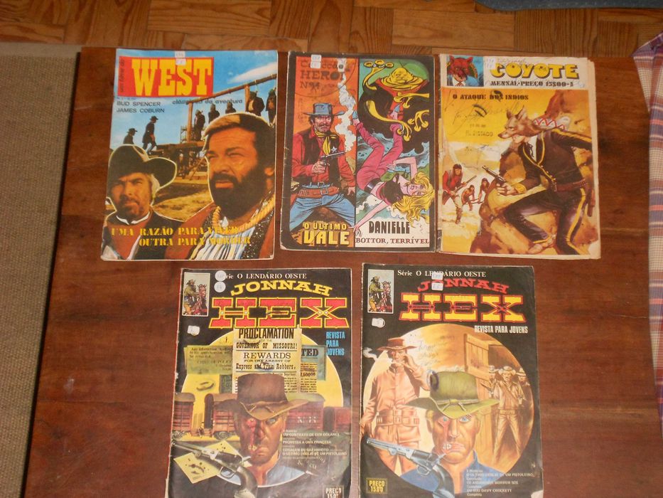 Revistas juvenis antigas diversas western west oeste cowboy