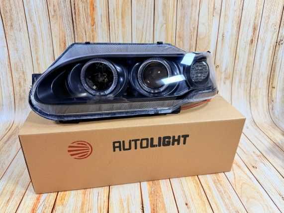 Комплект лінзованих фар з LED ліва + права для ВАЗ 2113 / 2114 / 2115
