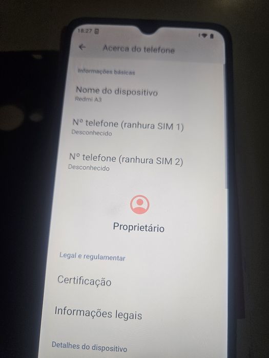 Vendo telemóvel Redmi A3