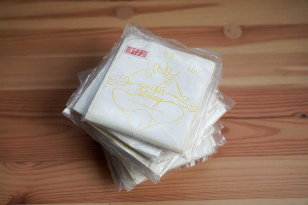 Struny do gitary Czechosłowacja, vintage, nowy komplet bardzo tanio!