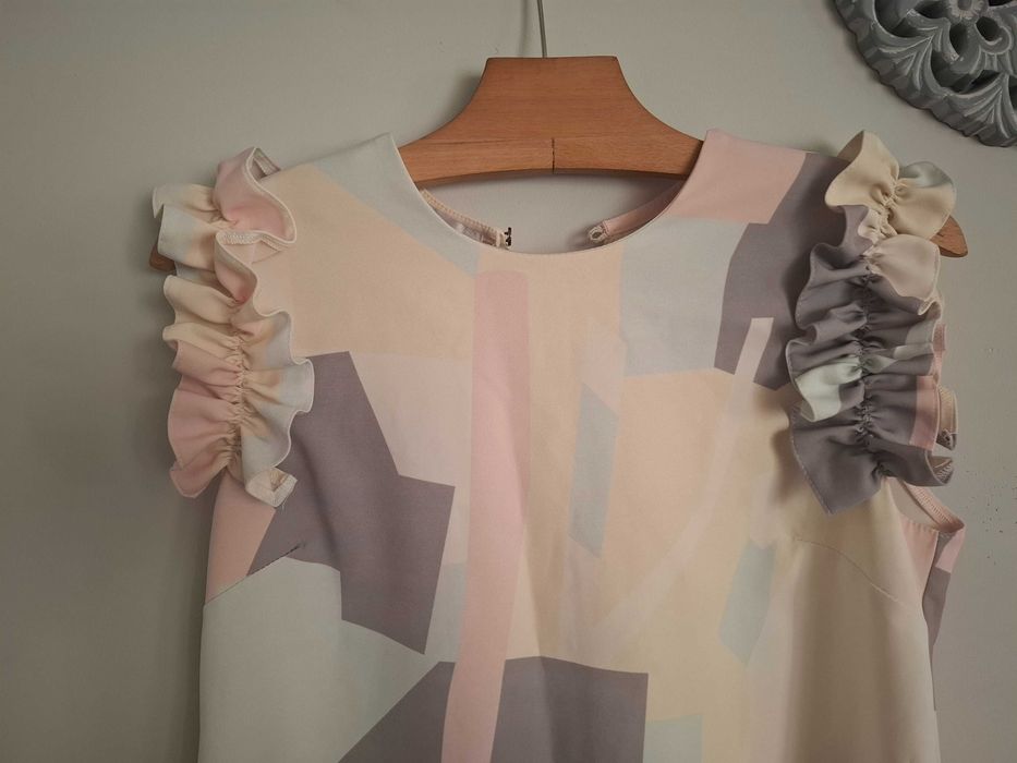 Pastelowa sukienka