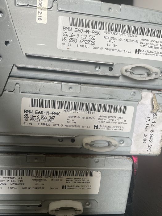 Rádio bmw mask , mask2 , champ , E60 E61