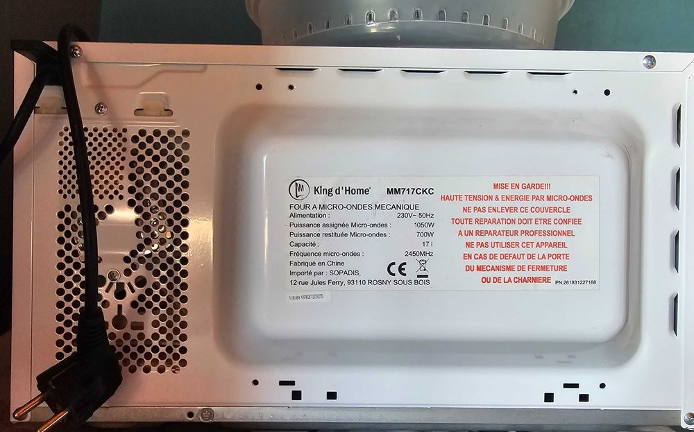 Microondas 17 litros como novo