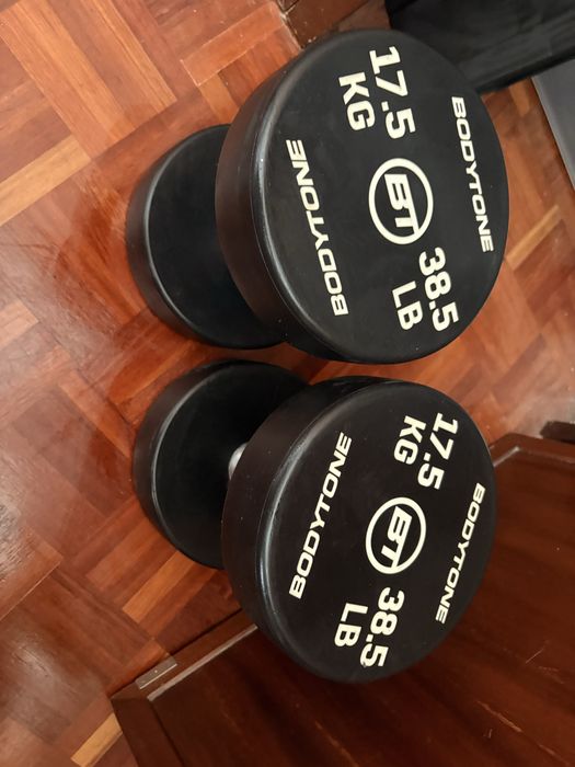 Pesos musculação Bodytone 17,5 cada