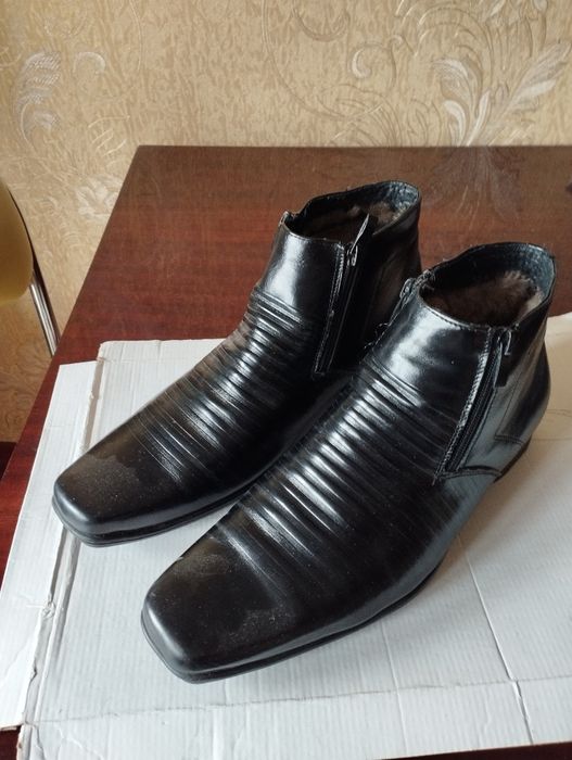 Мужские туфли  кожаные