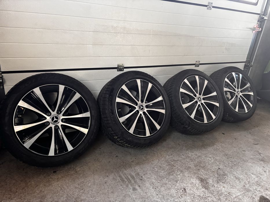 Koła zimowe 18” mercedes w213 dwie szerokosci 8/9j czujniki ciśnienia