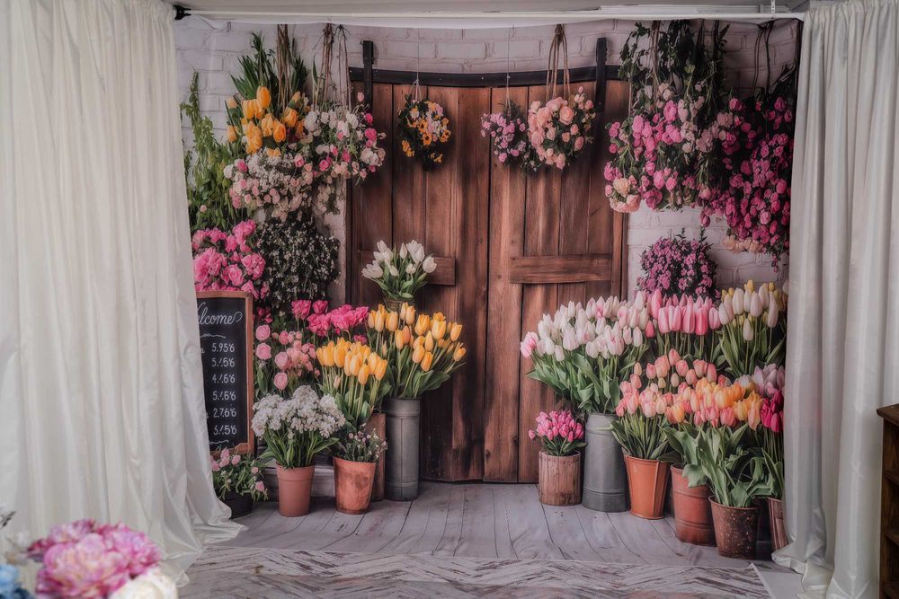 Tło fotograficzne wiosenne dzień mamy 300x250 material