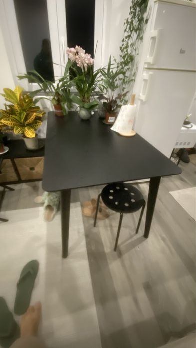 Mesa ikea preta semi nova