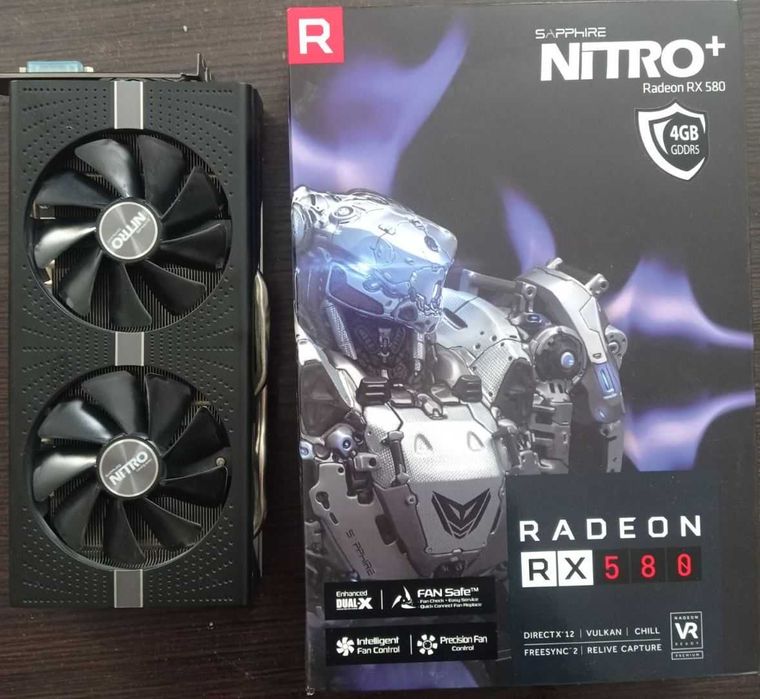 Відеокарта Sapphire Radeon RX 580 4GD5 NITRO+