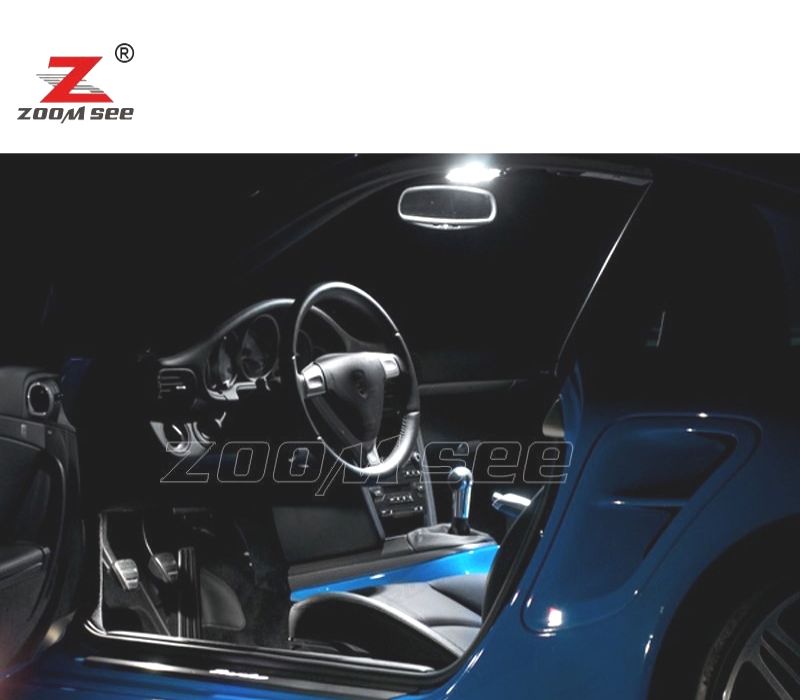 KIT COMPLETO 20 LAMPADAS LED INTERIOR PARA PORSCHE 911 997 CARRERA TURBO 05-11