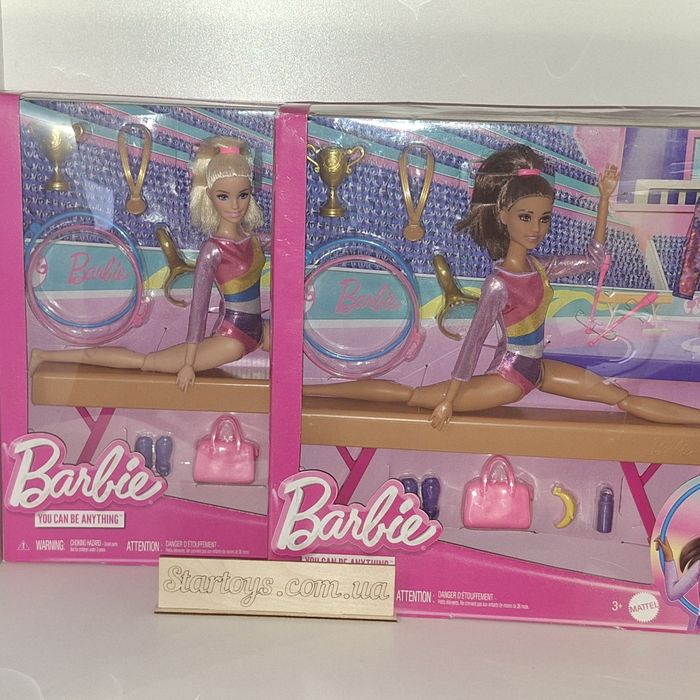 Барби гимнастка блондинка Брюнетка