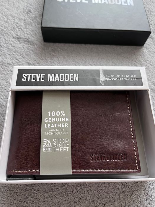 Чоловічий шкіряний гаманець Steve Madden