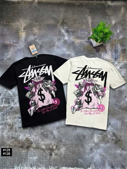 Stussy Футболка Новая Money Angel (XS S M L XL XXL)