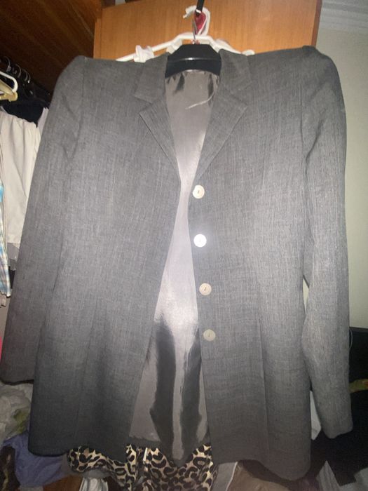 Blazer cinzento medio